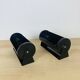 Pair of vintage black Ikea V413 roller wall lights
