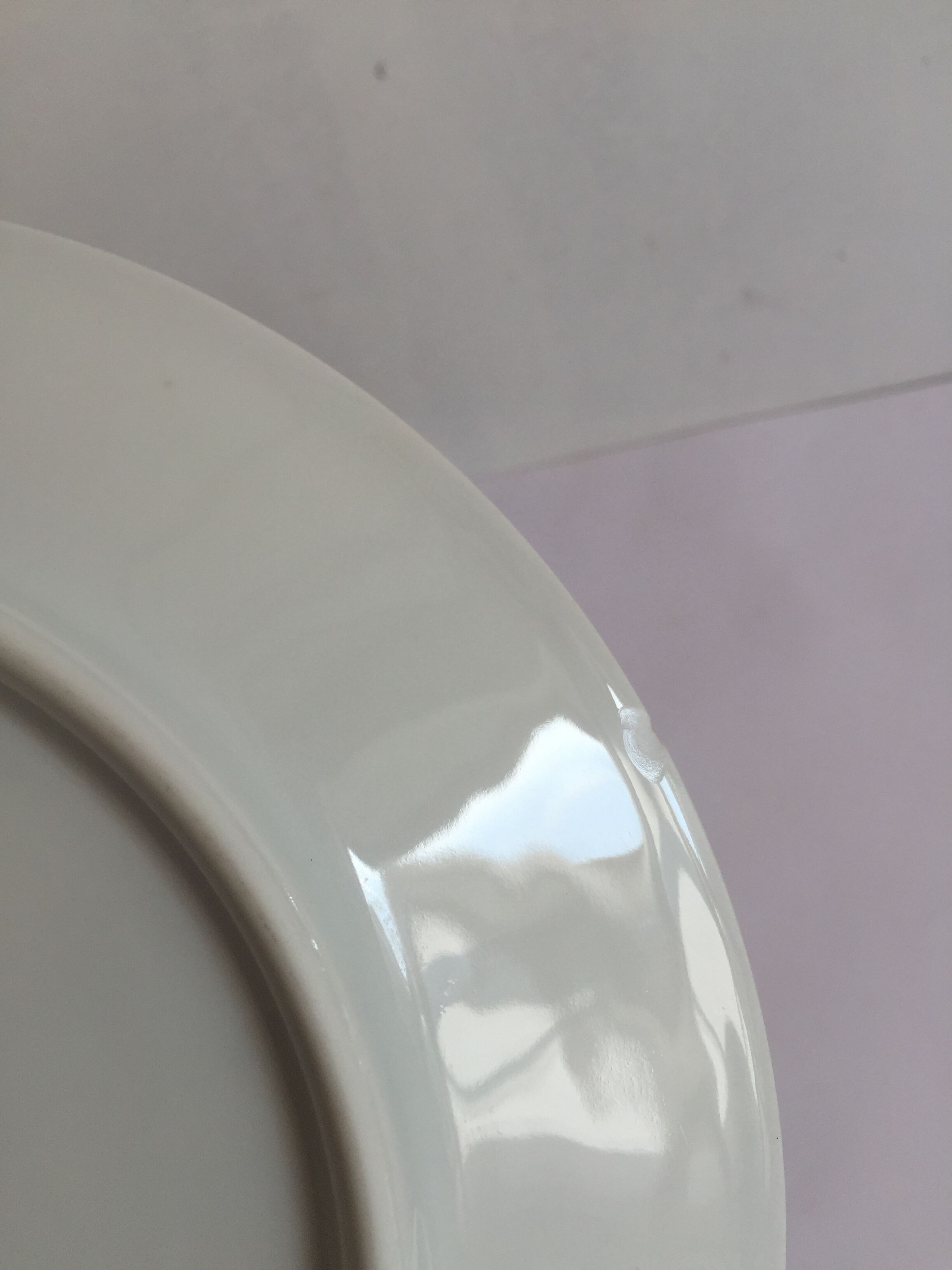 Set of 5 gold porcelain plates