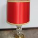 Vintage crystal lamp, 1970s