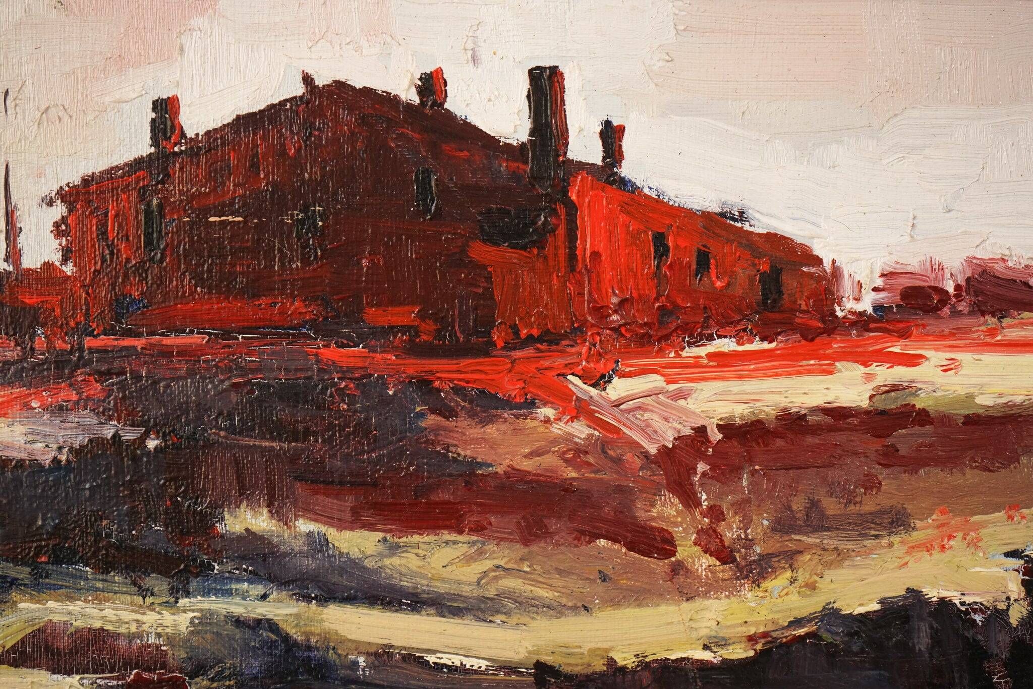 Ernest Julien Malla - Paysage d'influence fauve post-impressionniste