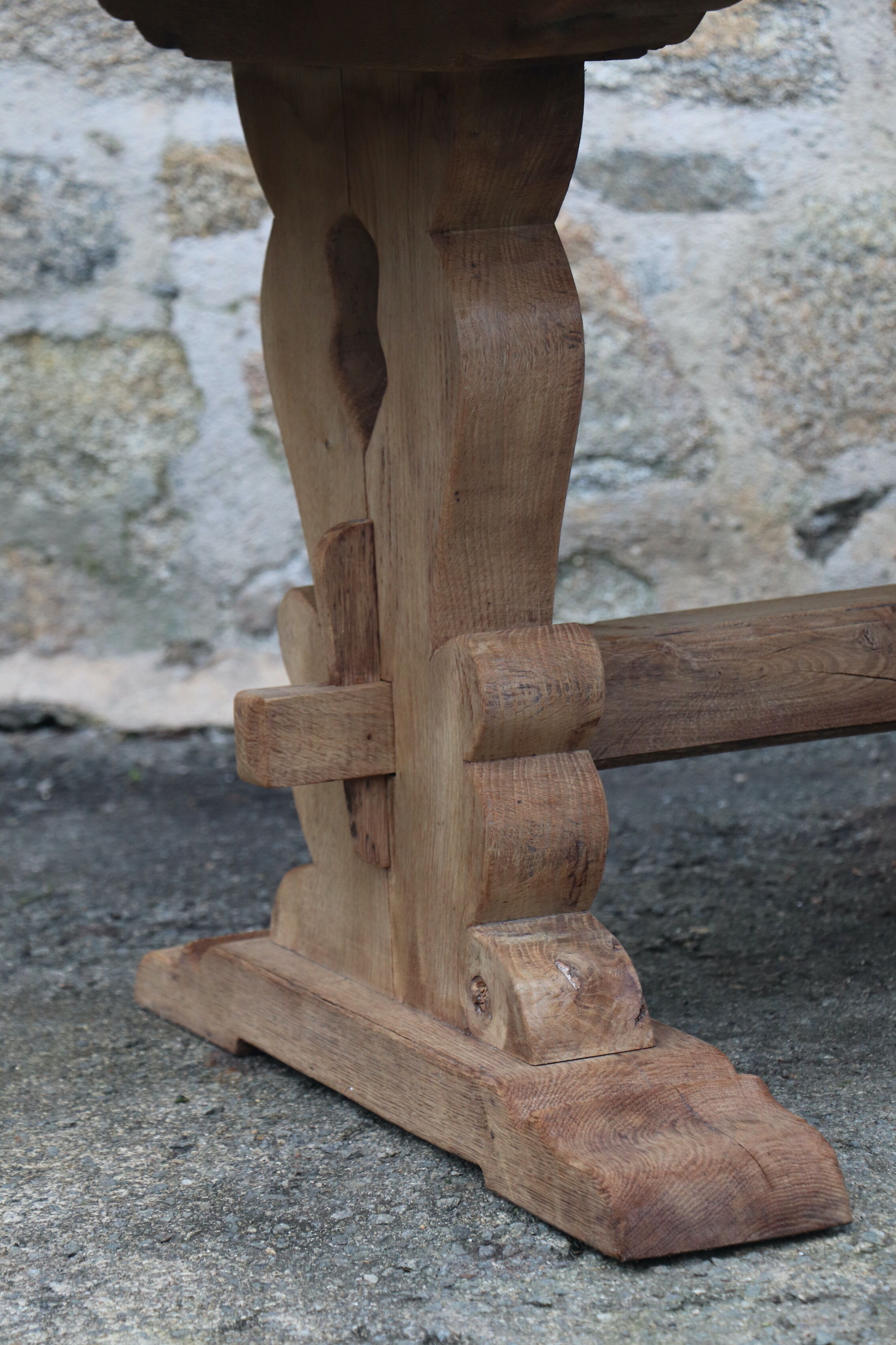 Wooden monastery table XIX