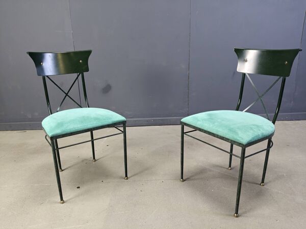 Chaises de salle à manger vintage Belgo Chrom, lot de 6 - années 1970