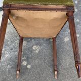 Pair of lyre chairs