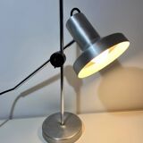 Brushed aluminum desk lamp