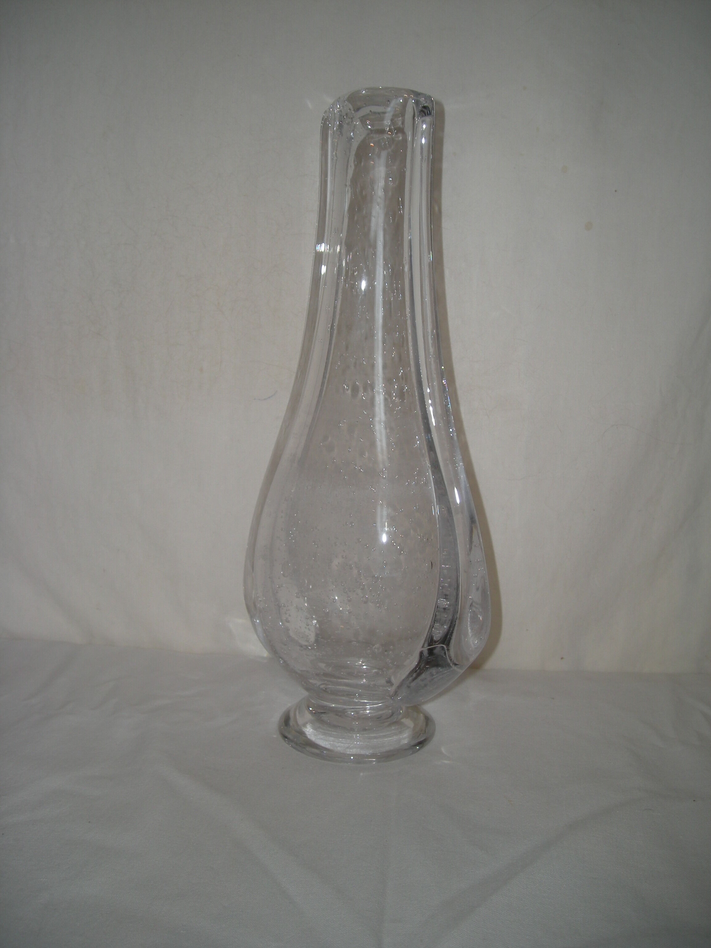 Bubble vase crystallerie des 4 vents