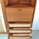Rattan secretary cabinet 1960