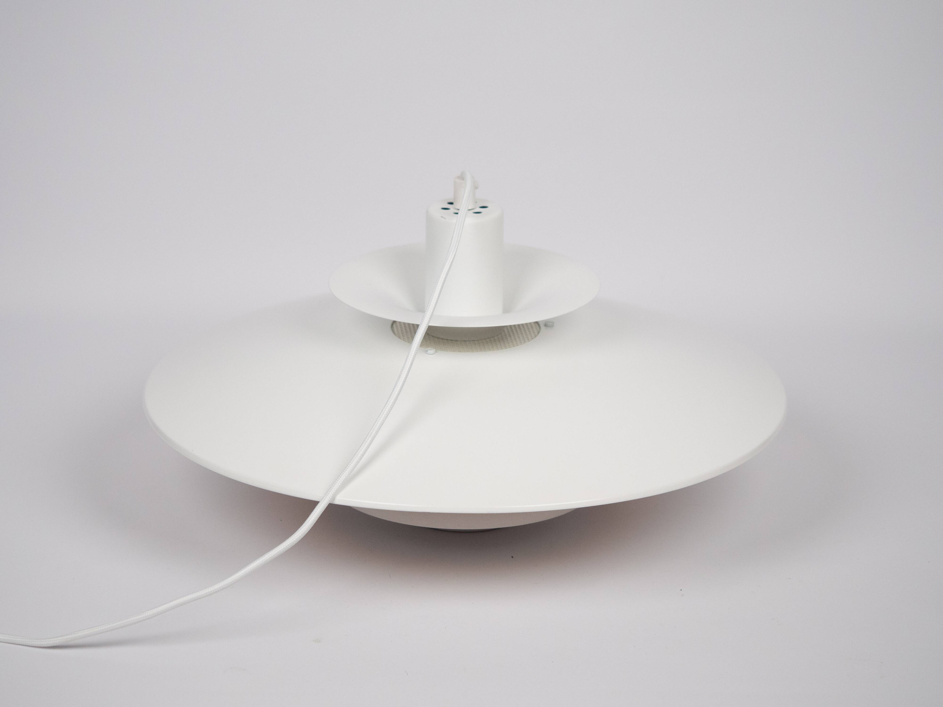 Danish vintage pendant lamp Sofie by Kurt Wiborg, Jeka, 1980s