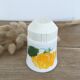 Trio of opaline salt shakers
