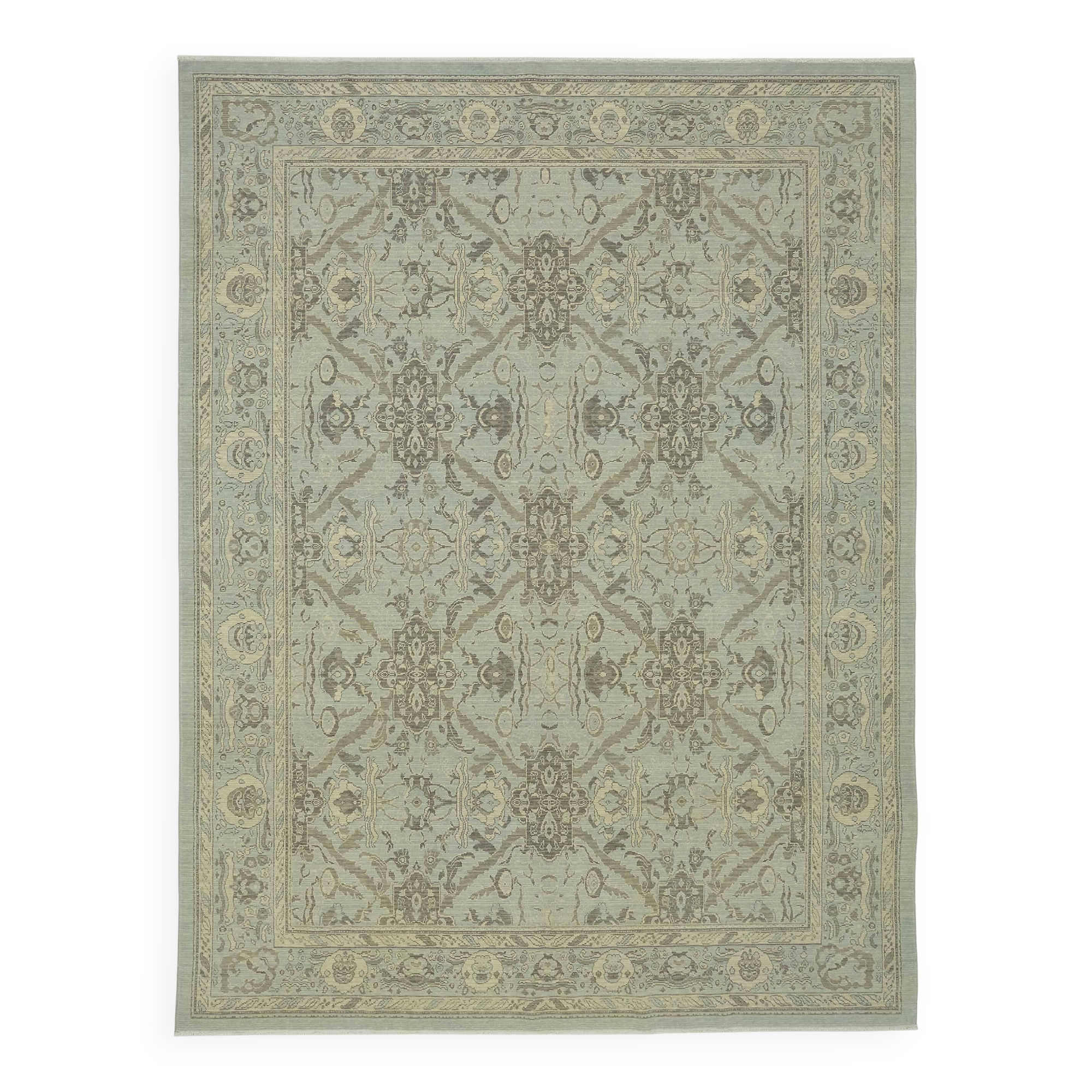 Turkish Handcrafted Loom Oushak Rug 268 cm x 355 cm