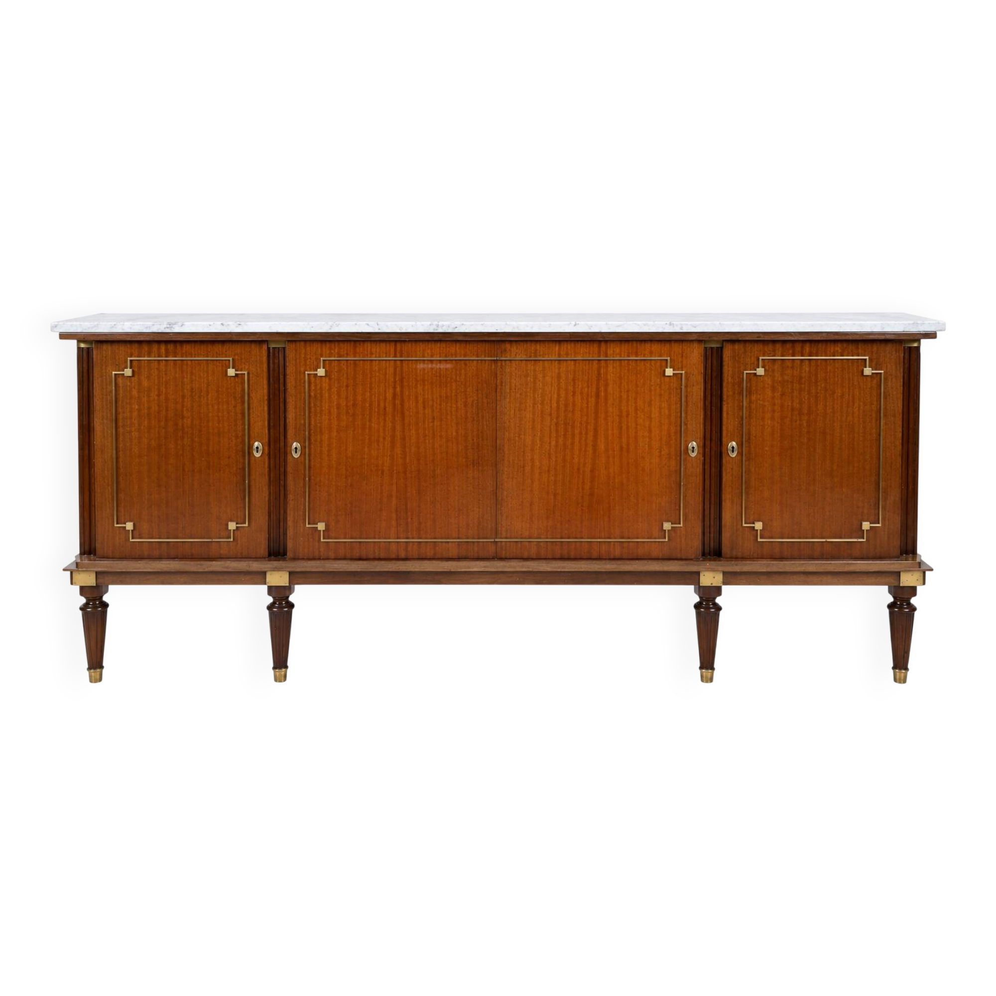 Beautiful Art Deco French enfilade from the 1930s-1940s.