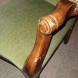 Fauteuil Voltaire en merisier