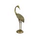 Statue de héron grue en cuivre sculpture laiton vintage 42cm