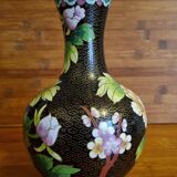 Chinese vase in cloisonné enamel 21 cm