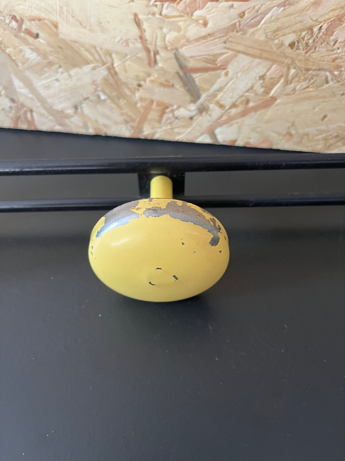 Vintage metal coat rack