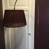 Adjustable sofa lamp in solid brass height