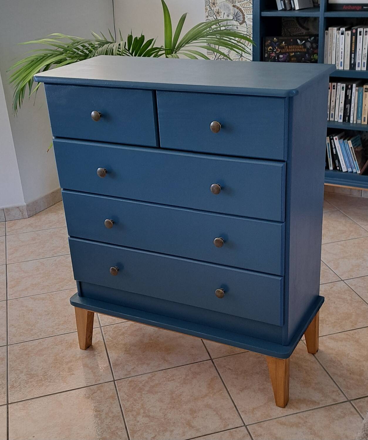 Commode blue ganne
