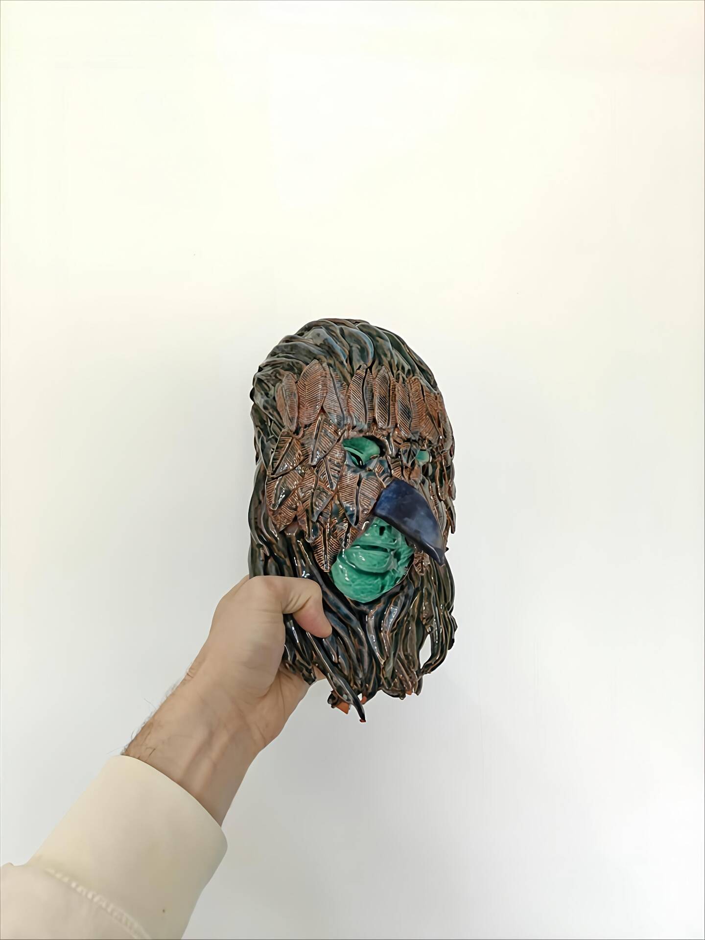 Terracotta wall mask