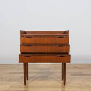 Small teak chest of drawers from the 1960s by Henning Jørgensen for Fredericia.