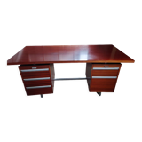 Desk 1960/1970 signed ciolino in accajou