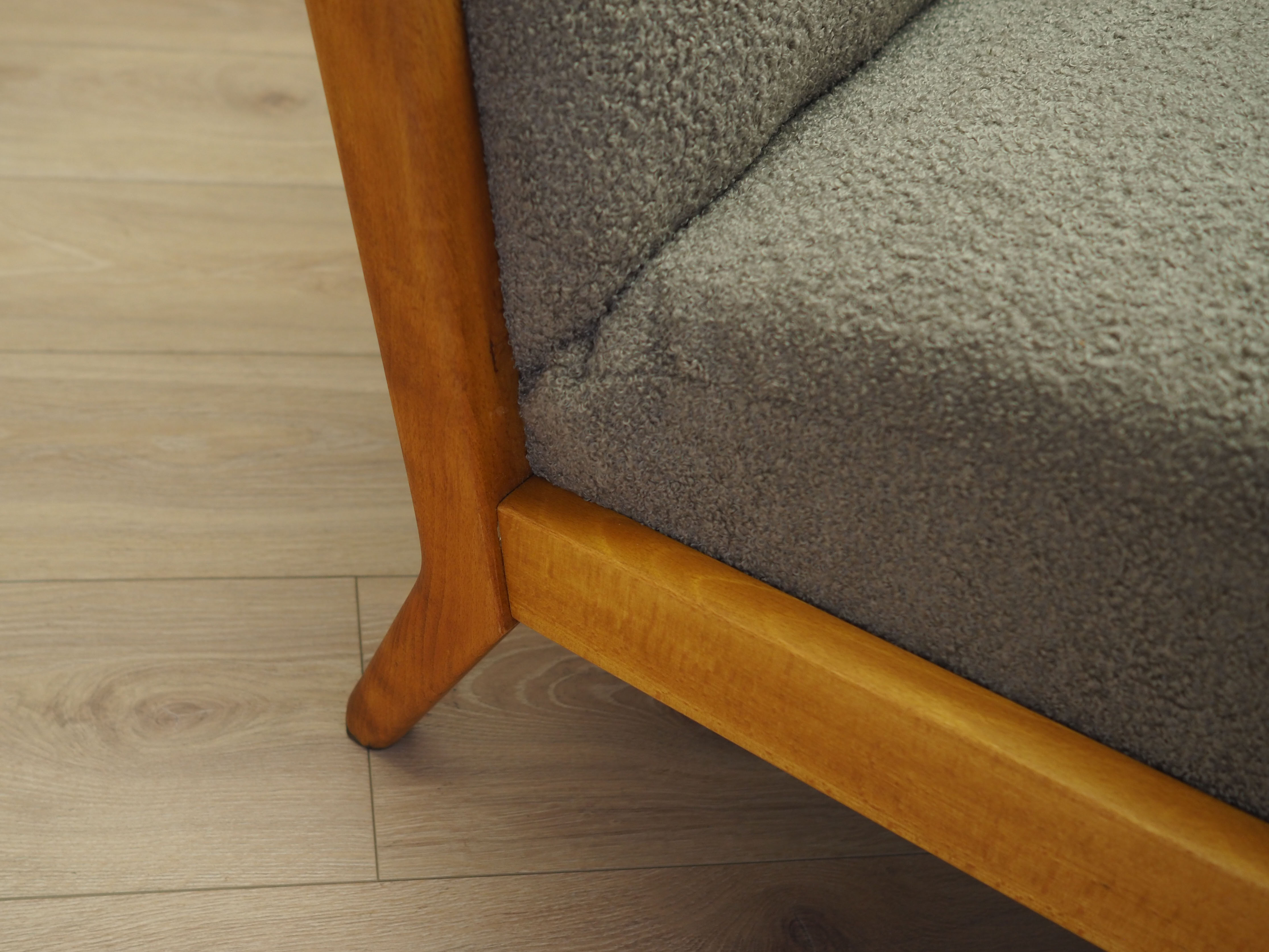 Beech sofa, Danish design, 1960s, designer: Soren Hansen, manufacturer: Fritz Hansen