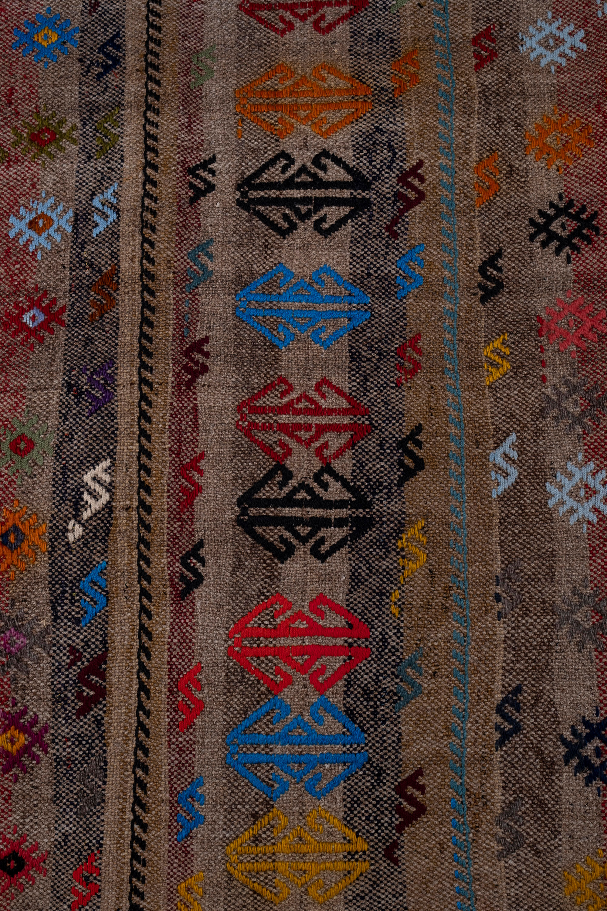 Turkish jajim kilim runner 98 x 282 cm