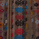 Turkish jajim kilim runner 98 x 282 cm