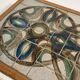 Coffee table in rosewood and ceramic by Lisbeth Sallingboe
