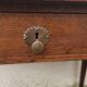 Vintage wooden desk from the 19th century, Louis XVI style.