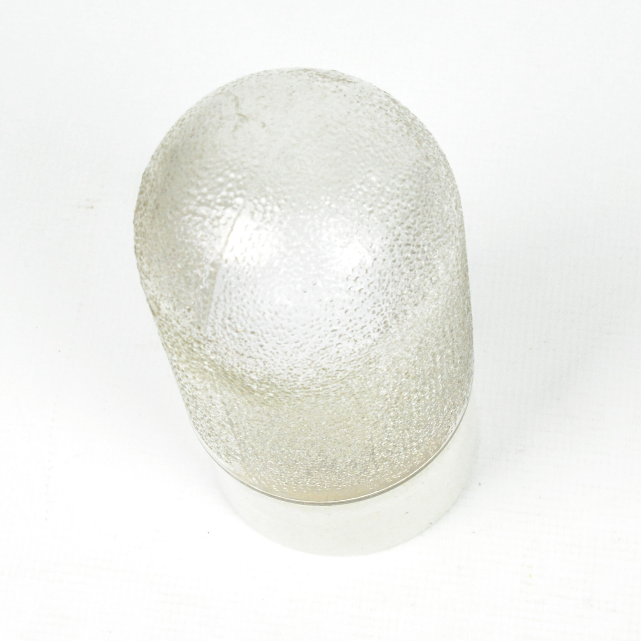 Spherical industrial wall lamp, DZPE, Poland, 1960s