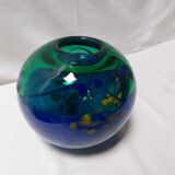 Ball vase art glassware workshop Beranek