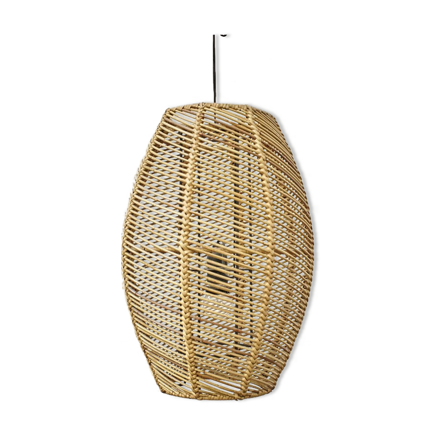 Hanging lamp rattan