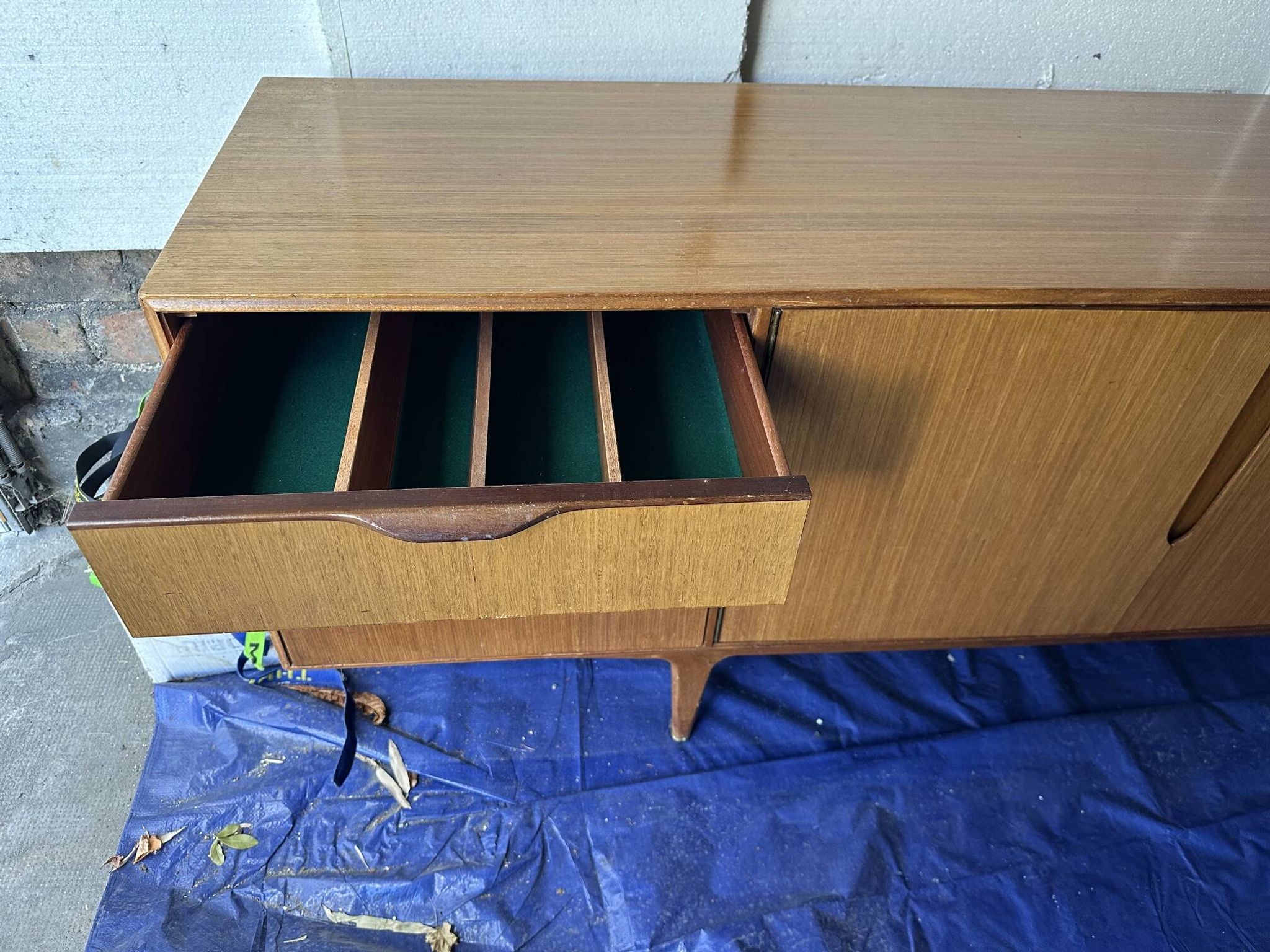Enfilade McIntosh vintage Scandinavian in teak — rare model