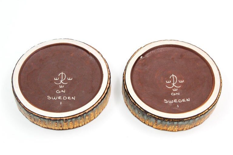 Pair of ceramic bowls by Gunnar Nylund for The 1950s