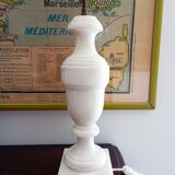 Antique marble lamp foot