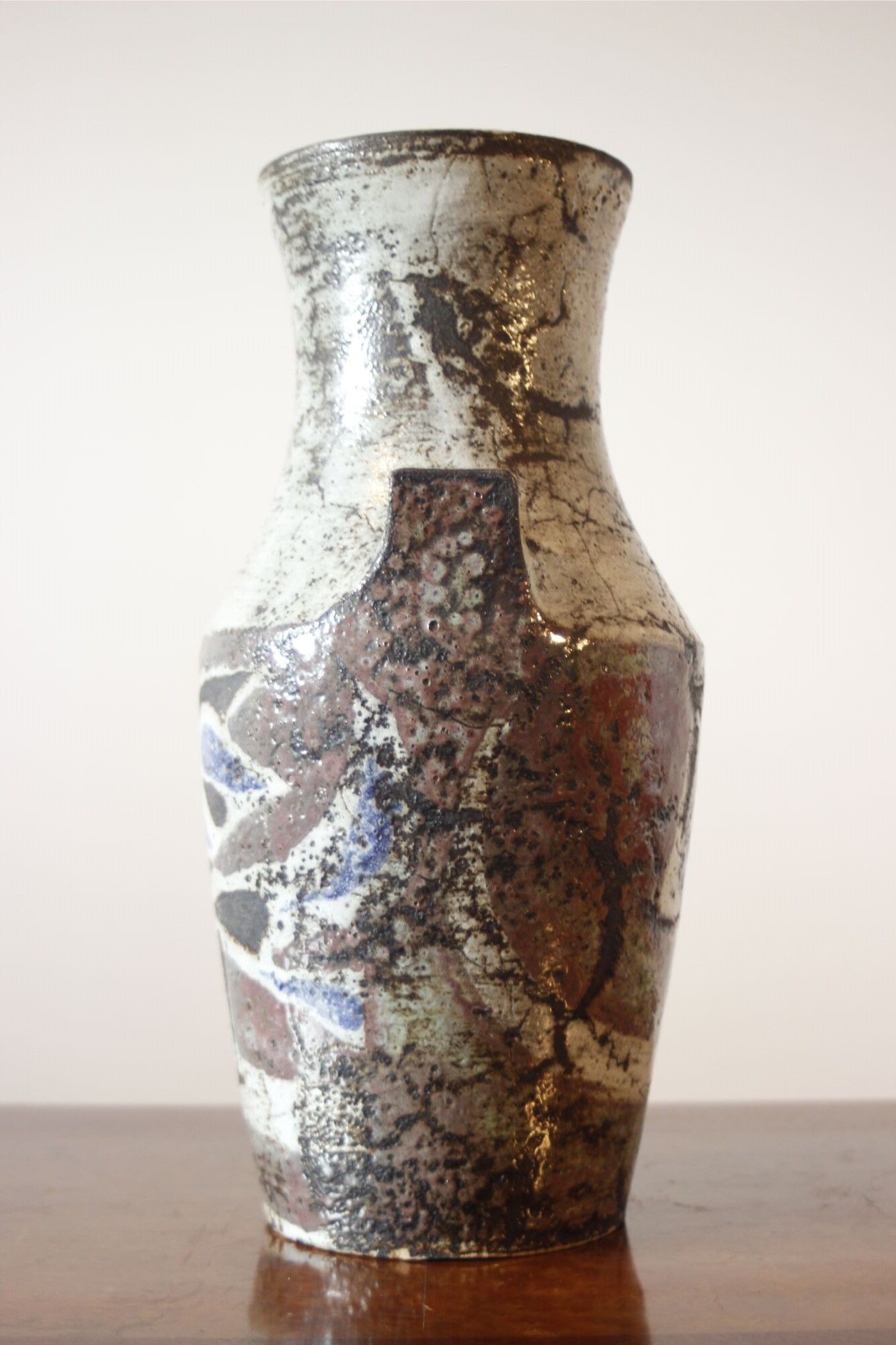 Ceramic bird vase by Jean Derval in Vallauris, France 1950s