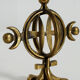Chandelier en laiton Norvégien Arts & crafts 1960