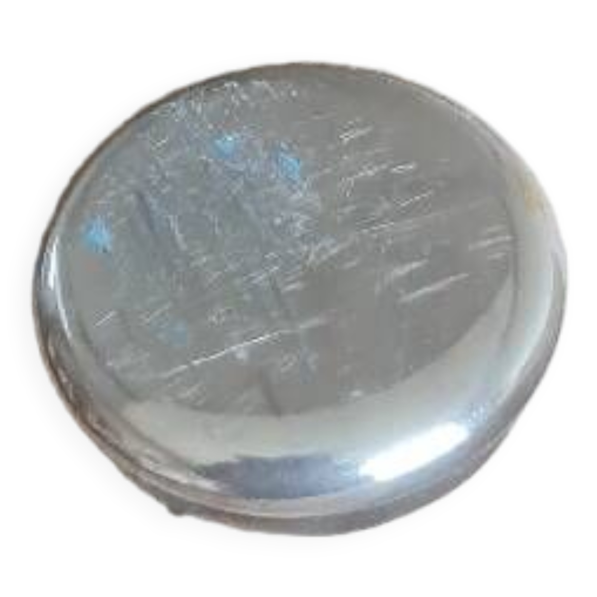 Mirrored cube end table