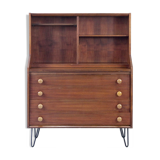 Italian midcentury bureau in teak