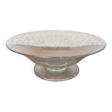 Coupe sur pied Baccarat modèle Michel-Ange – Cristal gravé ancien
