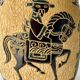 Vintage ceramic art studio vase Dona Saigon Vietnam 1970s