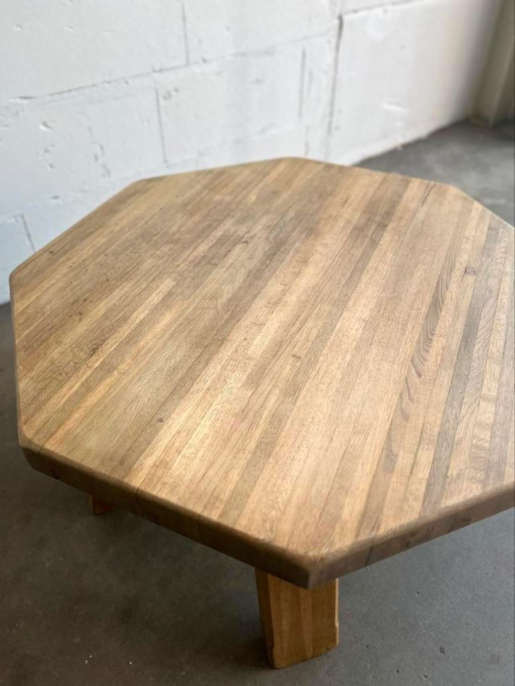Coffee table in vintage oak