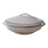 Sarreguemines iron earth soup tureen