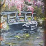 "Monet's Garden" painting by James Gaubert