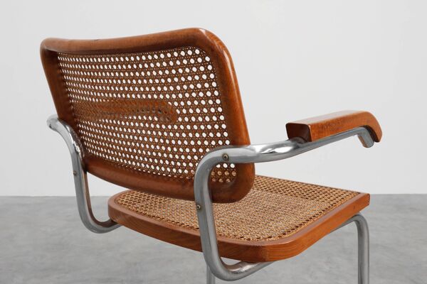 Fauteuil Bauhaus Cesca B64 de Marcel Breuer, Italie 1928