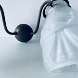 Art Deco wall lamp double fires
