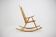 1960s Mid-century Wooden Rocking Chair, Czechoslovakia