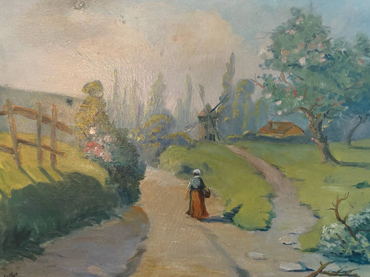 Paris school landscape signed