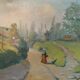 Paris school landscape signed