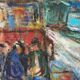 Swedish Oil on Canvas – “Port of Gothenburg” by Eric With