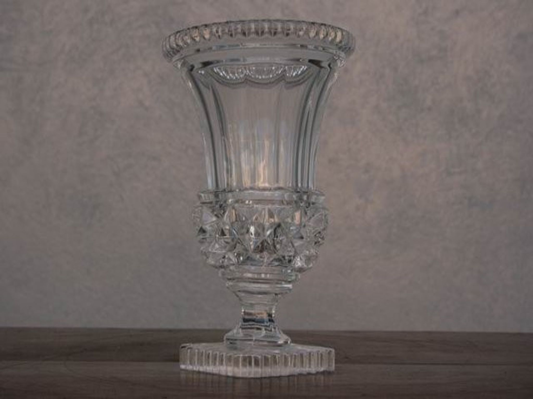 Crystal vase